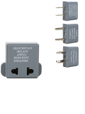 Adaptateur �lectrique universel Airtex 845#Gris