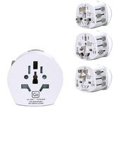 Adaptateur coulissant Go Travel Electrique Universel Blanc