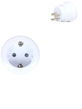 Adaptateur Go Travel Electrique Europe - Etats-Unis Blanc