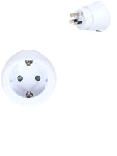 Adaptateur Go Travel Electrique Europe - Australie - Chine Blanc