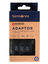Adaptateur Electronique coulissant universel Noir Noir