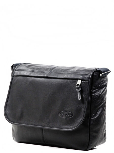 Besace Delegate Cuir Black Leather