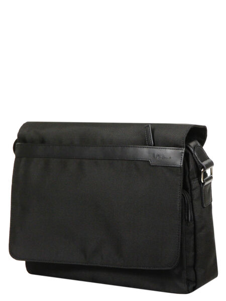Besace Chrome 36 cm Noir