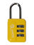 Cadenas  code Color Jaune Jaune