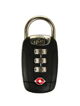 Cadenas  code TSA Scurit - Grand chiffre Noir