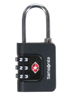 Cadenas � code TSA Samsonite Noir