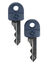 Set de 2 cadenas � cl� TSA Midnight Blue