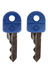 Set de 2 cadenas  cl TSA grande anse Midnight Blue Midnight Blue