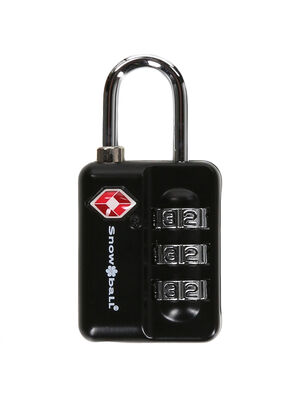 Cadenas � code TSA Snowball Noir