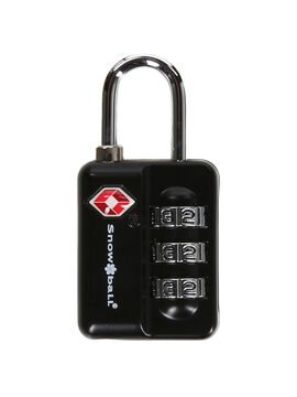 Cadenas  code TSA Noir