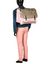 Cartable Grand Cerfs-Volants 41 cm Rose