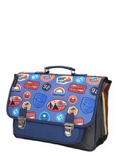 Cartable Grand Caramel & Cie Road Trip 41 cm Bleu