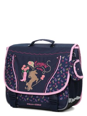 Cartable Stalla Bianca Cow Girl 38 cm Bleu