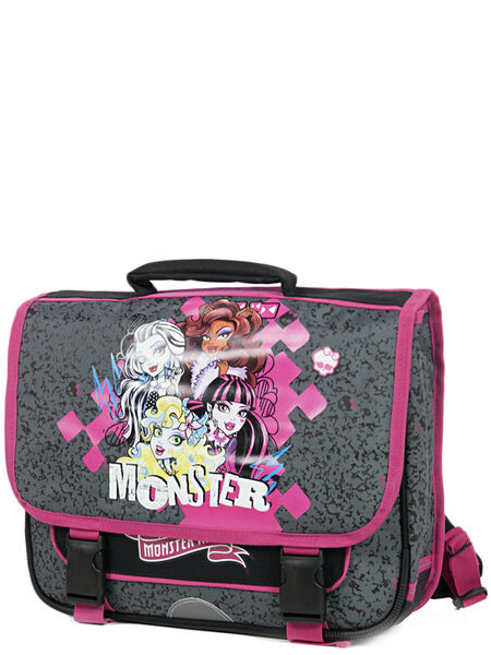 Cartable Monster High 38 cm Gris