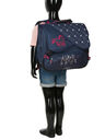 Cartable Cheval Plumes 38 cm Bleu Marine