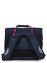 Cartable Cheval Plumes 38 cm Bleu Marine