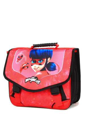 Cartable Miraculous Coccinelle 38 cm Rouge