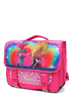 Cartable Les Trolls 3 - 38 cm Rose