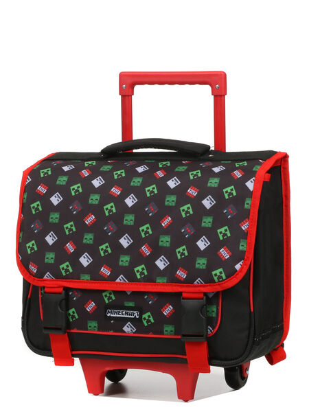 Cartable à roulettes Minecraft Blocs 38 cm