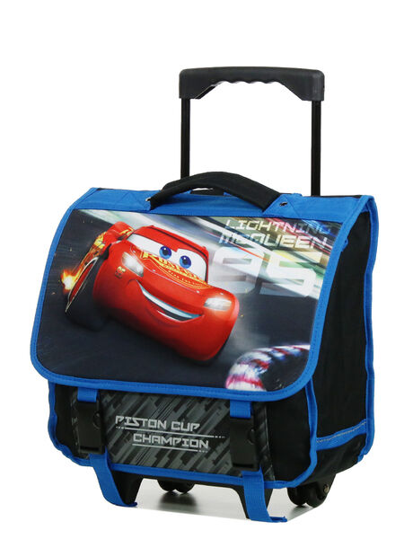 Cartable à roulettes Cars Bleu 38 cm