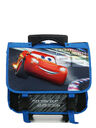 Cartable � roulettes Cars Bleu 38 cm Noir Bleu