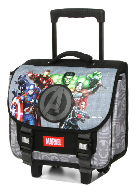 Cartable à roulettes Avengers Amazing Team 38 cm Gris