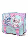 Cartable Stitch & Angel 35 cm Bleu Rose Bleu Rose