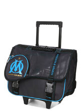 Cartable  roulettes Olympique de Marseille 41 cm Gris