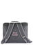 Cartable London 38 cm Gris Gris