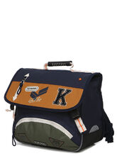 Cartable Kaporal Disorder 38 cm Bleu/Kaki