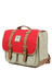 Cartable Kids Pr�f�rence 38 cm Beige Rouge