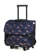 Cartable � roulettes Little Karl Marc John Wings 41 cm Bleu