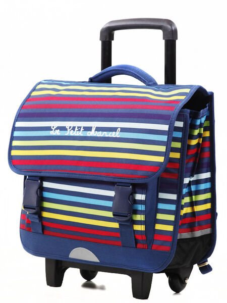 Cartable � roulettes Rework 41 cm Bleu