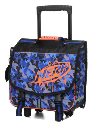Cartable � roulettes Nerf Playground 38 cm 15932#Bleu