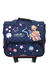 Cartable � roulettes Les Sisters 38 cm Marine