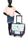 Cartable � roulettes Wild Rainbow 38 cm Bleu
