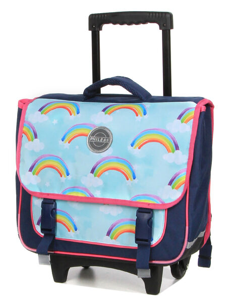 Cartable à roulettes Wild Rainbow 38 cm