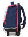 Cartable � roulettes Wild Rainbow 38 cm Bleu