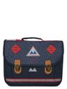 Cartable Confettis 35 cm Marine