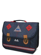 Cartable Poids Plume Confettis 35 cm Marine