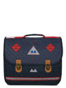 Cartable Confettis 38 cm Marine