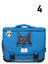 Cartable R�versible Wonder Fox Blue 35 cm Bleu