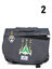 Cartable R�versible Space Invader 35 cm Gris