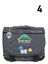 Cartable R�versible Space Invader 35 cm Gris