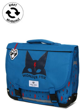 Cartable R�versible Wonder Fox Blue 35 cm