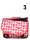 Cartable R�versible Pom Pom 38 cm Rouge
