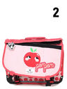 Cartable R�versible Pom Pom 38 cm Rouge