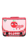 Cartable R�versible Pom Pom 38 cm Rouge