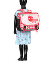 Cartable R�versible Pom Pom 38 cm Rouge