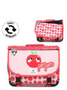 Cartable R�versible Pom Pom 38 cm Rouge
